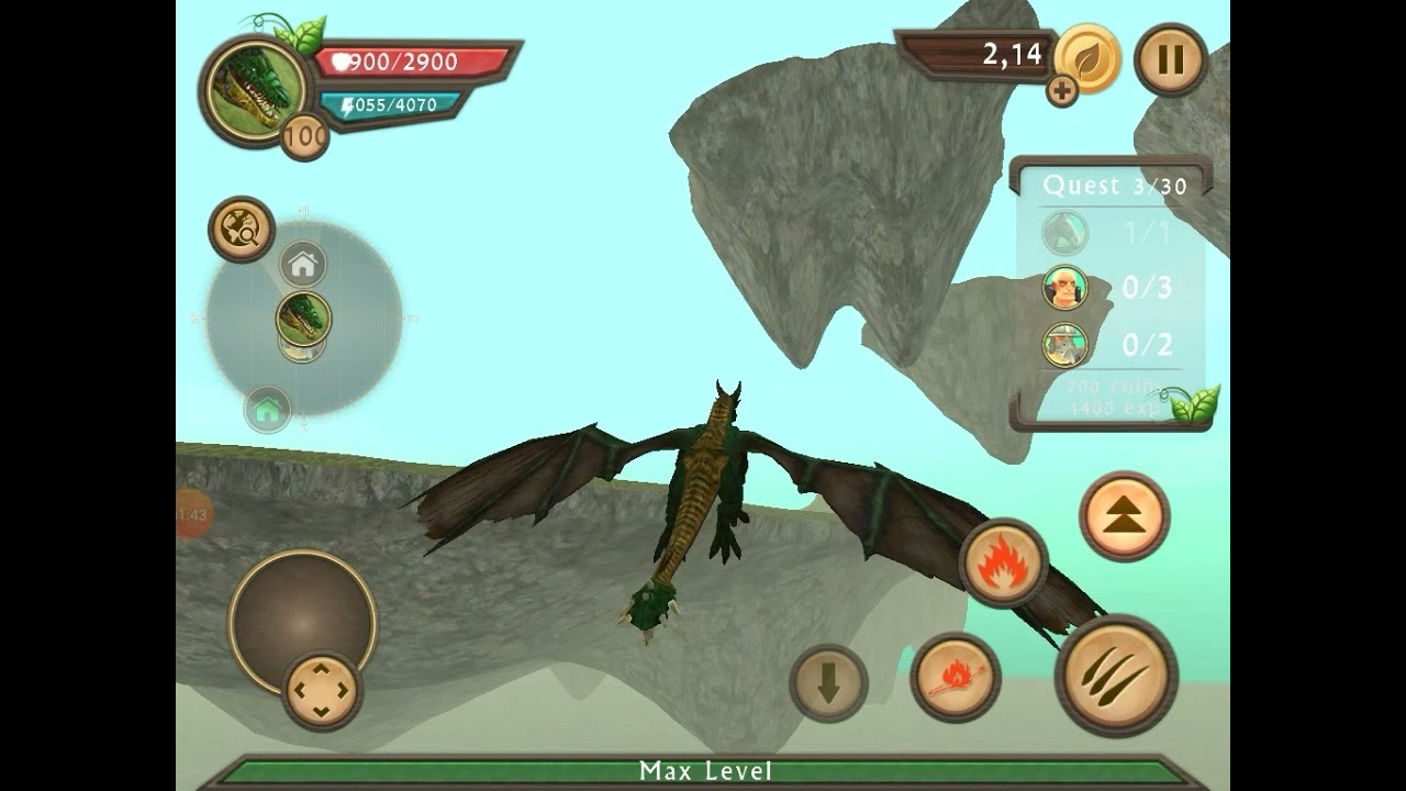 Dragon Sim: New Free 2 Accounts Lvl 1000