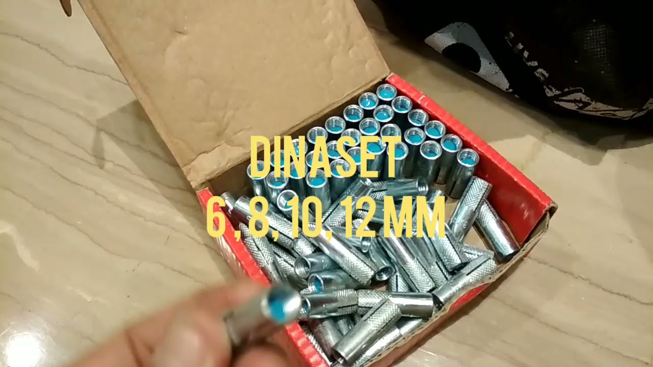 Memasang Dinaset untuk gantungan dengan longdrat.