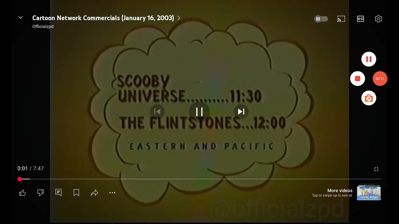 Cartoon Network Coming Up Next Bumpers (October 14th, 2002)