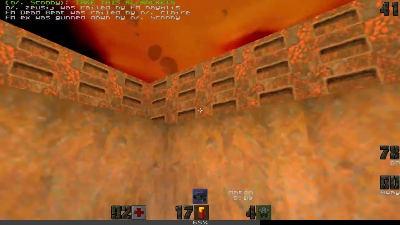 Quake2 - pM v FM  - NADML DRAFT VI - Finals - q2dm1 - POV Scooby