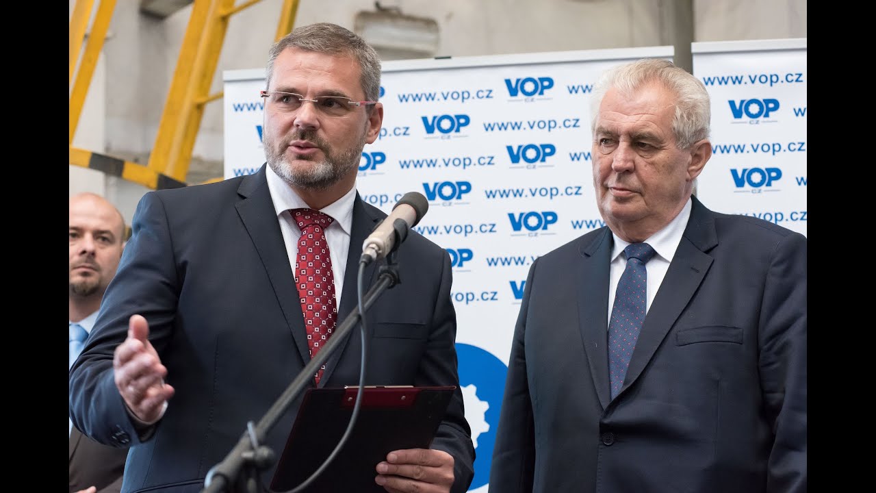 N&aacute;v&scaron;těva prezidenta ČR ve VOP CZ, s.p.