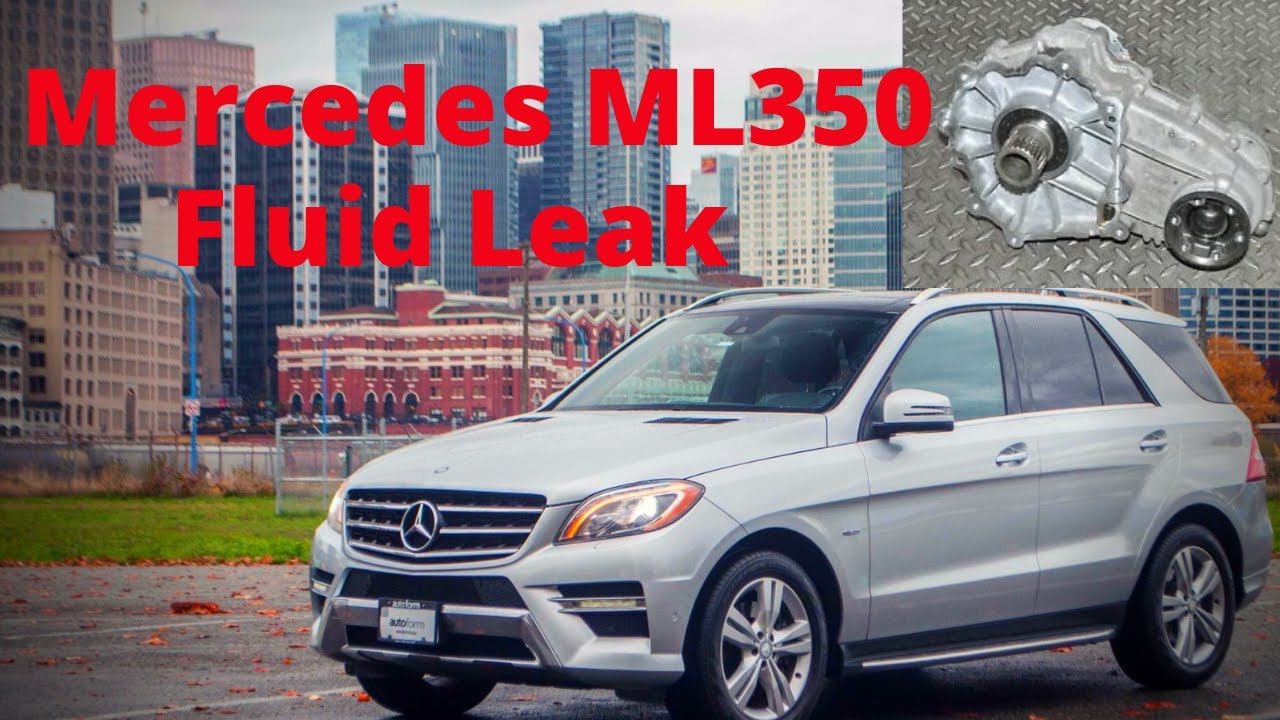 Утечка жидкости в раздаточной коробке Mercedes-Benz ML350. 164/166