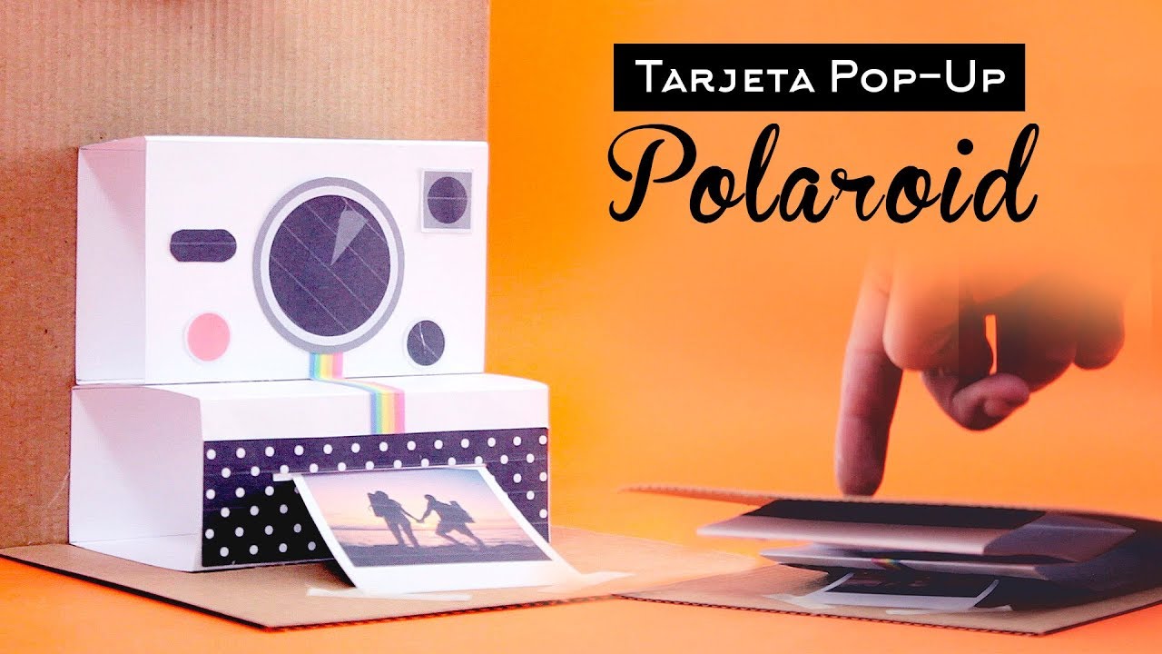 Tarjeta Pop Up Polaroid / Jeguridos