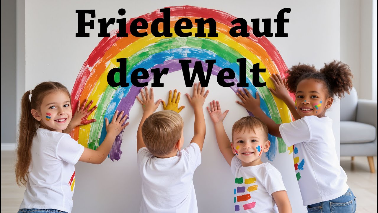 Frieden auf der Welt 🌍 | Sch&ouml;nes Kinderlied &uuml;ber Freundschaft & Zusammenhalt. deutsch