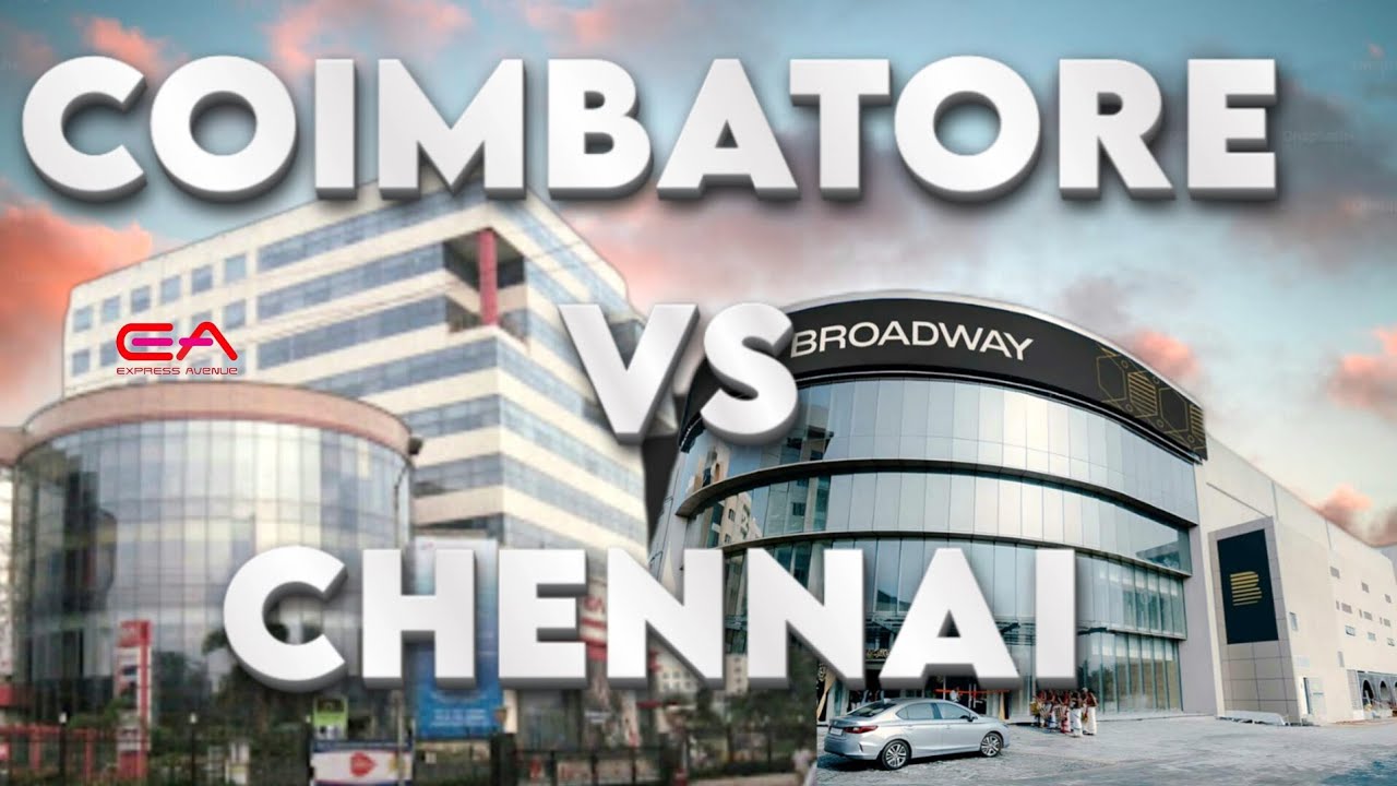 🌆 Coimbatore Vs Chennai Comparison | Kovai - Second Capital of Tamil Nadu❓️ | Tourist Places