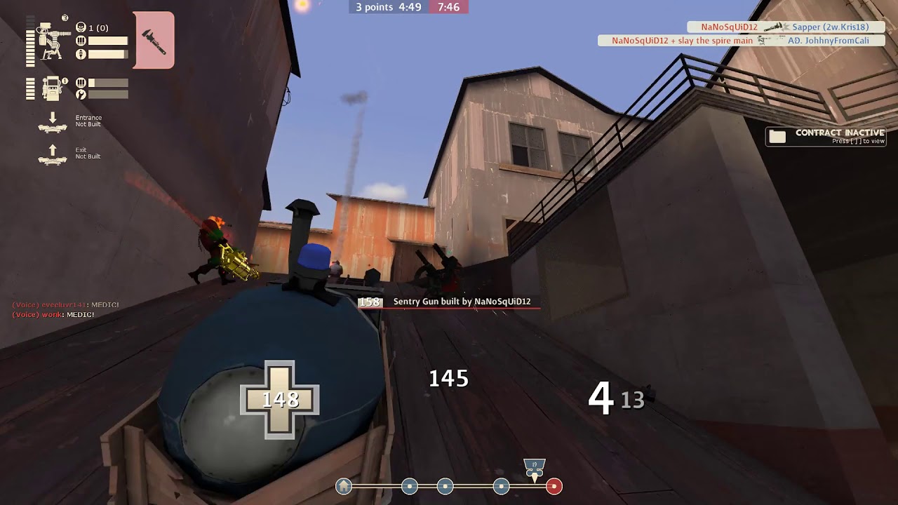 Platinum Engineer POV w/ comms - Fast Forward vs. Second Wind - pl_badwater_pro_v12