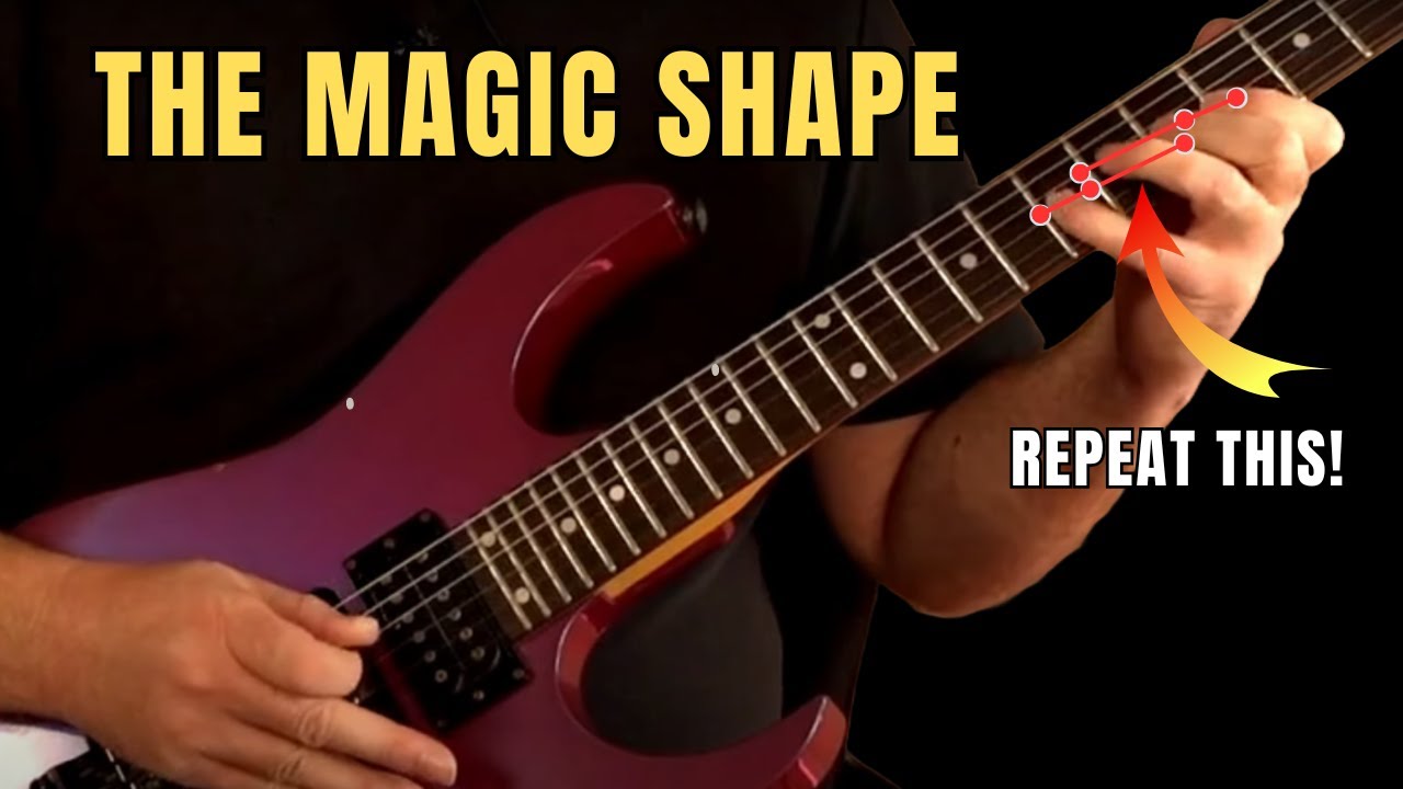 Learn Harmonic Minor scale on guitar FAST! with this pattern