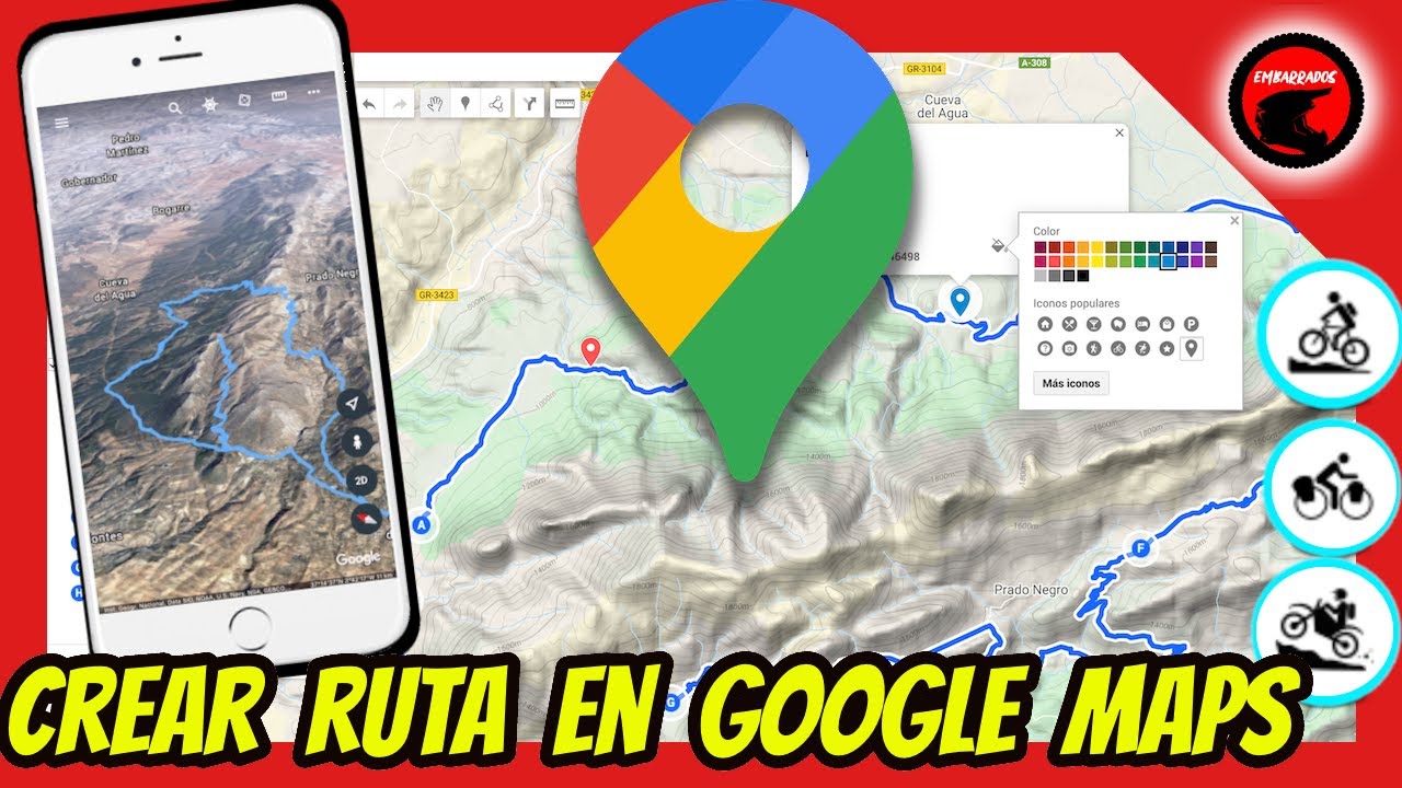 Crear ruta en Google Maps y descargar KMZ a GPS | Tutorial My Maps