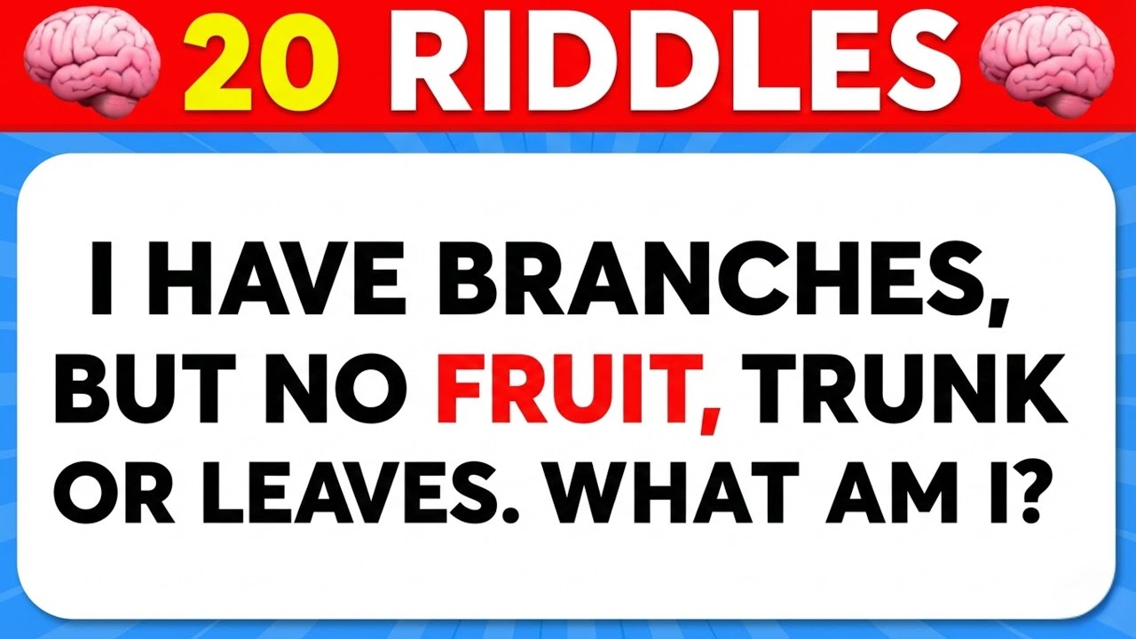 Only a Genius Can Solve These 🔑🧠 Tricky Riddles 20 Brain Teasers & Riddle Quiz