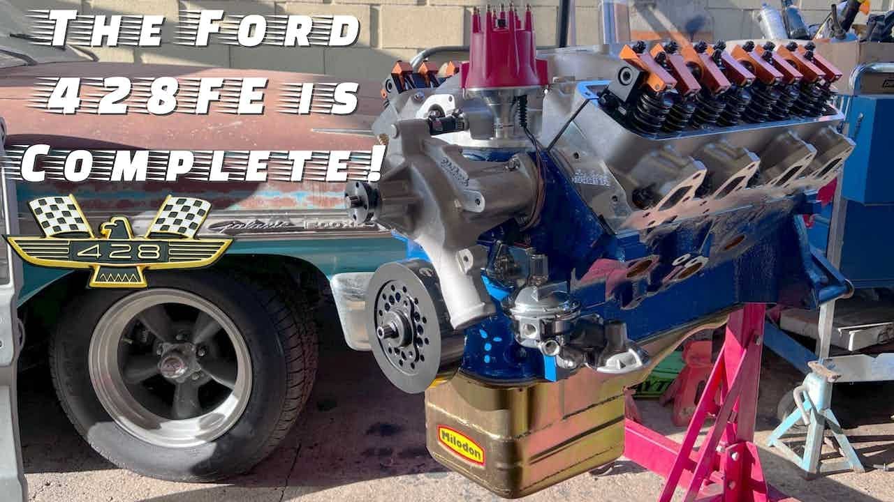 Ford 428 FE Build Part 8: Edelbrock RPM Intake, Milodon Deep Sump Pan and Completing the 428!