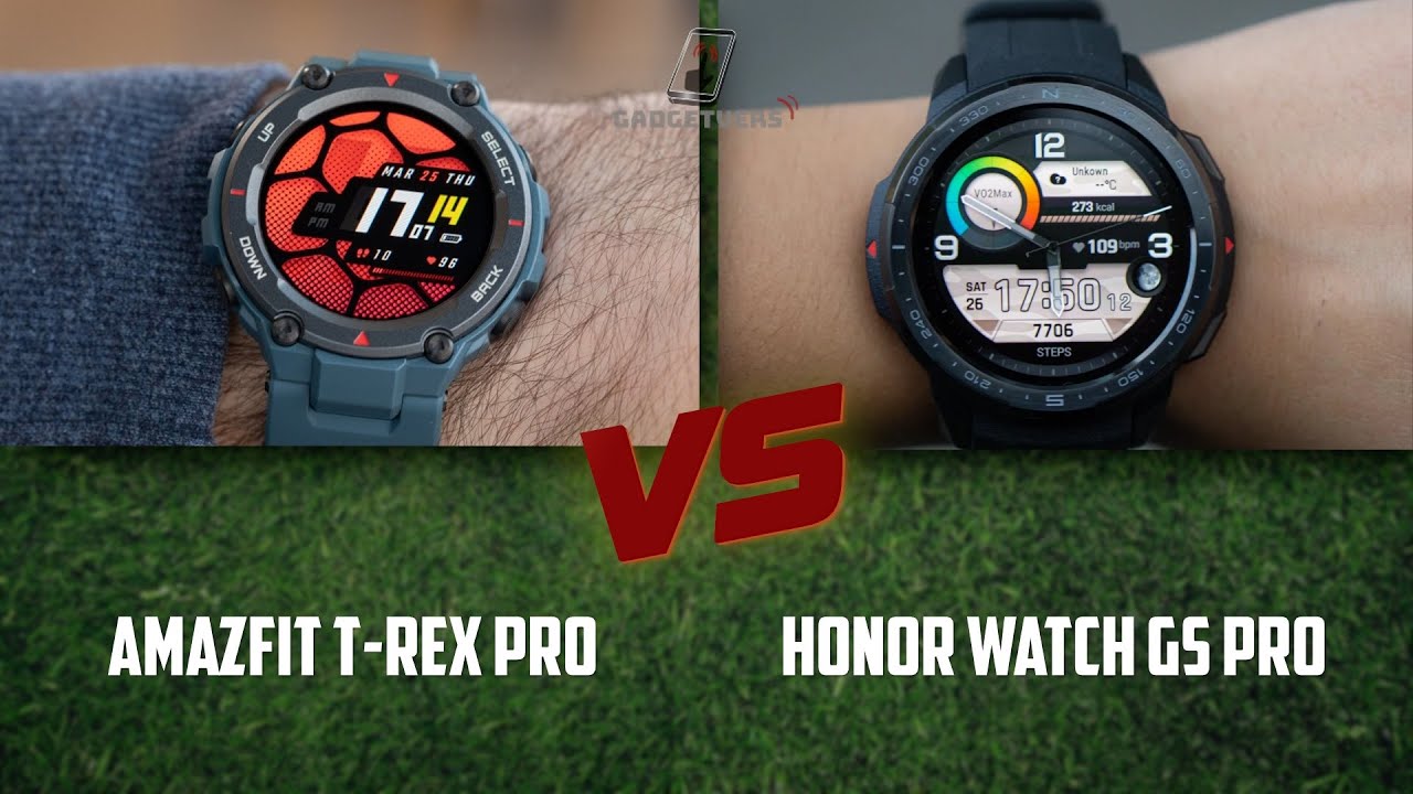 Amazfit T Rex Pro vs Honor Watch GS Pro - Smartwatch Comparison