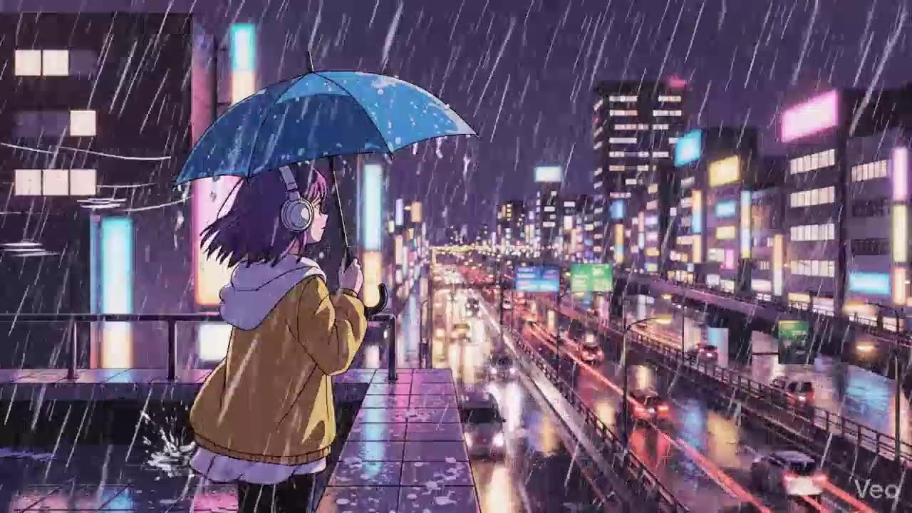 Rainy Night in Tokyo 🌧️ Lofi Beats for Study & Work