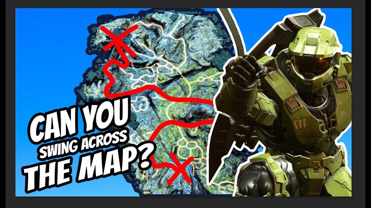 Can you Grapple across Halo Infinite without touching the ground?