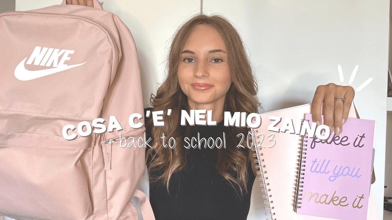 BACK TO SCHOOL 2023: cosa c'è nel mio zaino?🩰