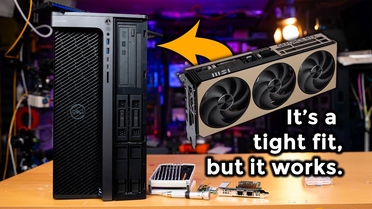 Fitting a Consumer GPU in a Precision 7960