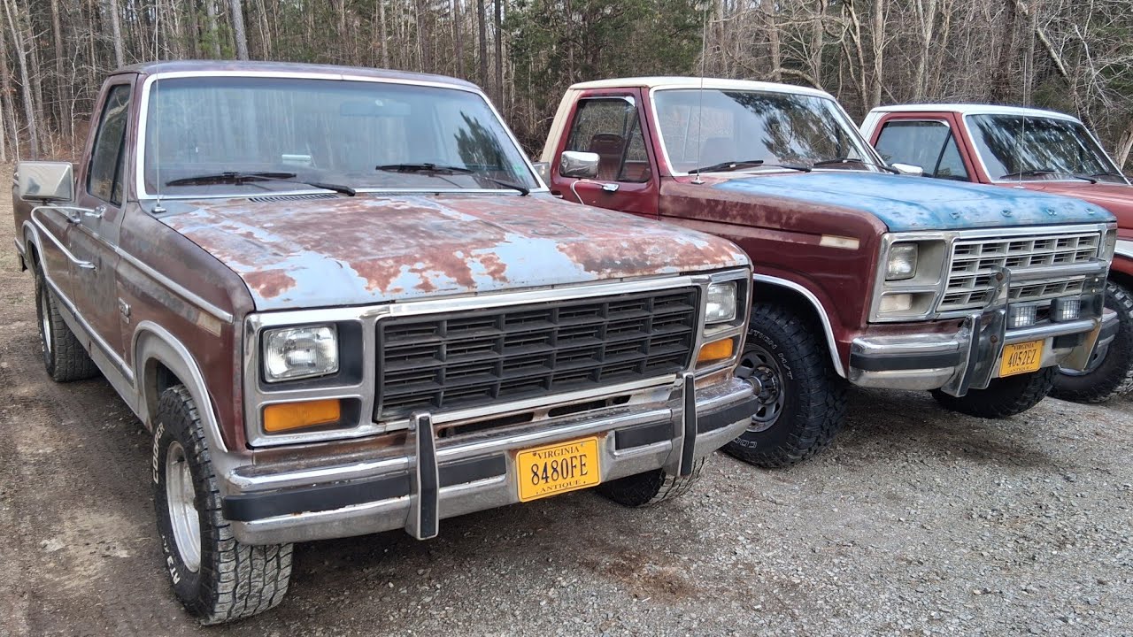 Bullnose Fords 1982 302 vs 1980 400 Cold Start. 