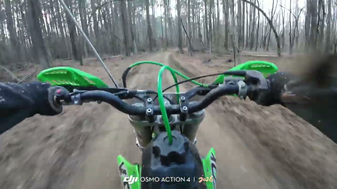 Not three wheels... Just a little KDX trail ride on the eastern side of Carter's - 2025
