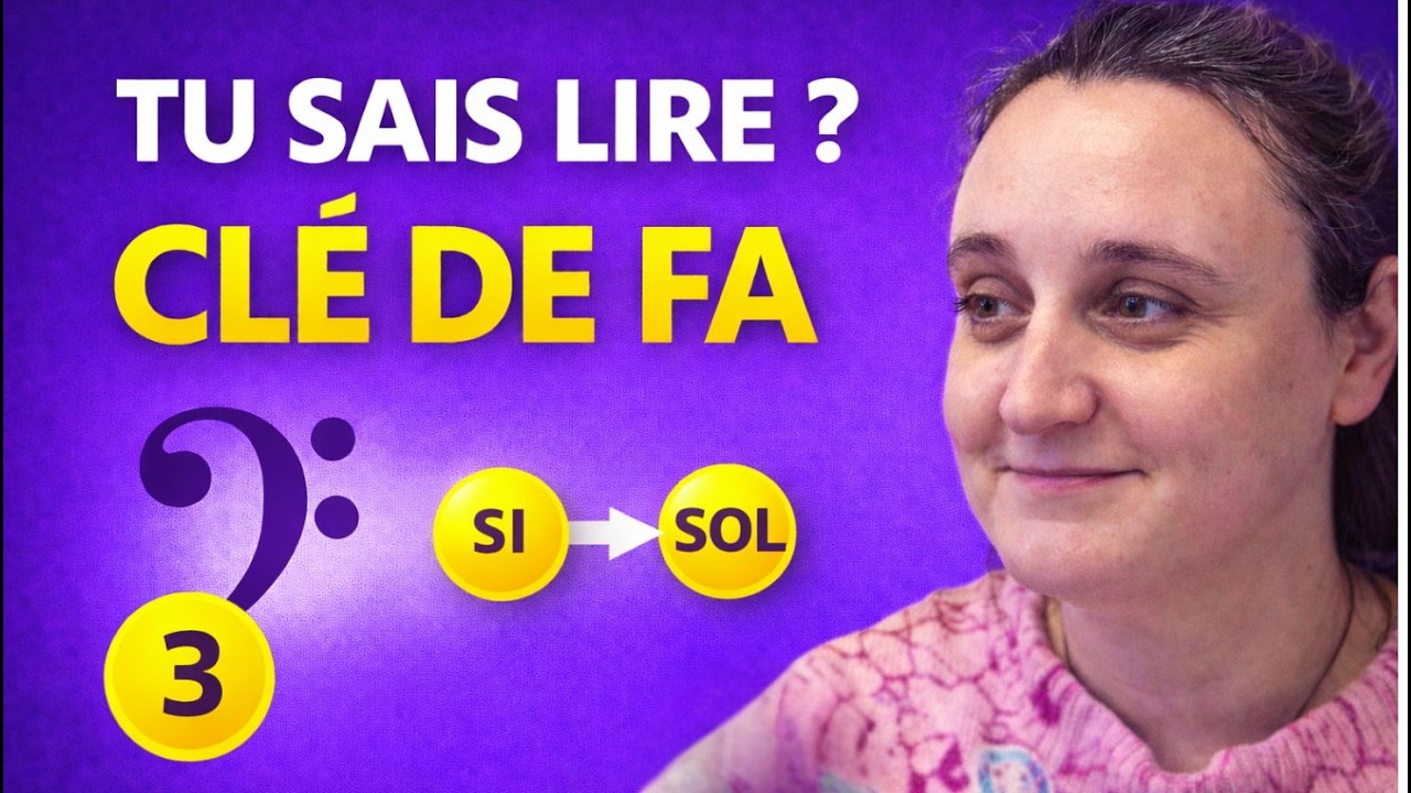 clé de fa, exercice 3 🎹