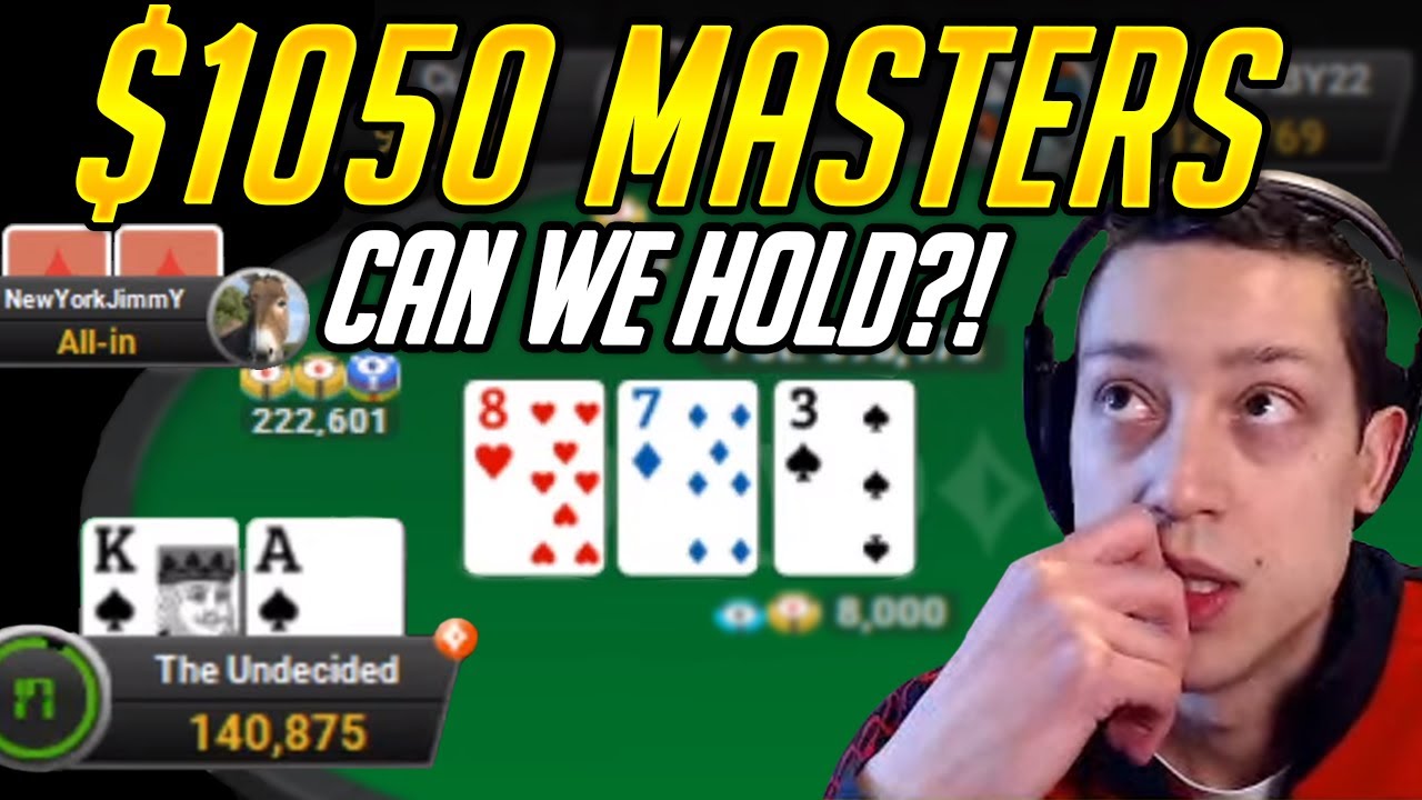 HUGE Sunday Session $5,200 Big Game & $1,050 Masters (Twitch Stream Highlights + Hand Analysis)