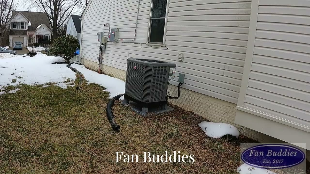 2025 Rheem Endeavor RP14AZ Heat Pump | Full Defrost Cycle w/ Steam