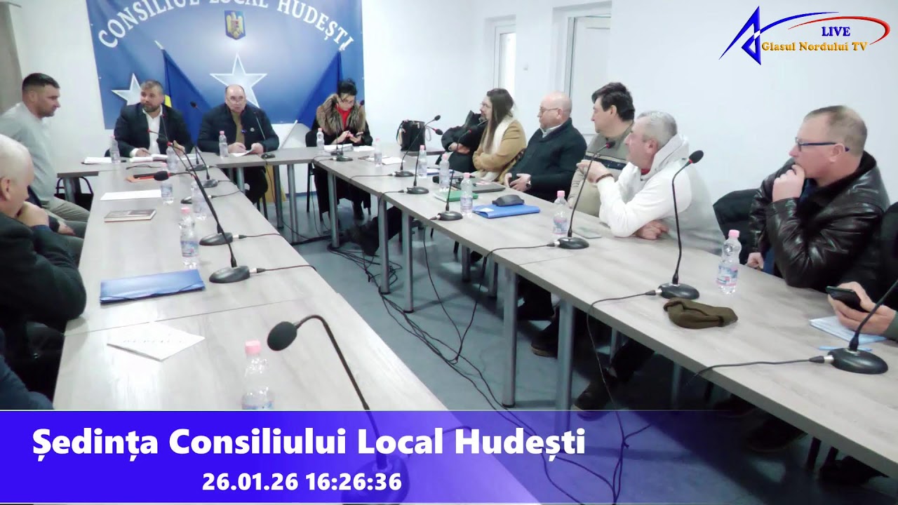 Sedita Consiliului Local Hudești 26.01.2026