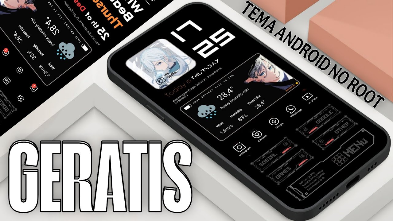 Dark Anime Aesthetic Tema Untuk Semua Android 🔥