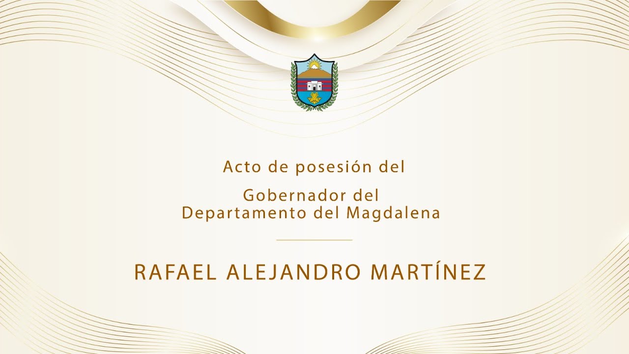 POSESIÓN DEL GOBERNADOR ELECTO RAFAEL MARTÍNEZ