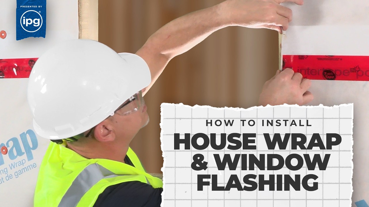 How to Install House Wrap & Window Flashing