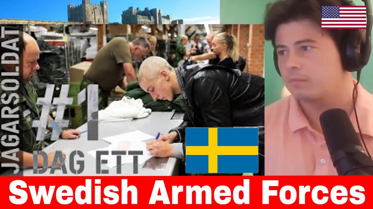 American Reacts Jägarsoldat #1 - Dag ett (Ranger Soldier #1 - Day One) Swedish Armed Forces Training