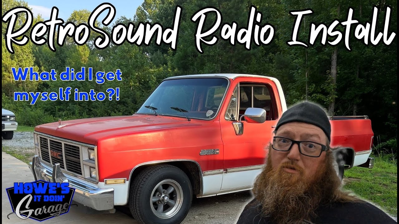 Установка радио RetroSound в квадратный корпус!