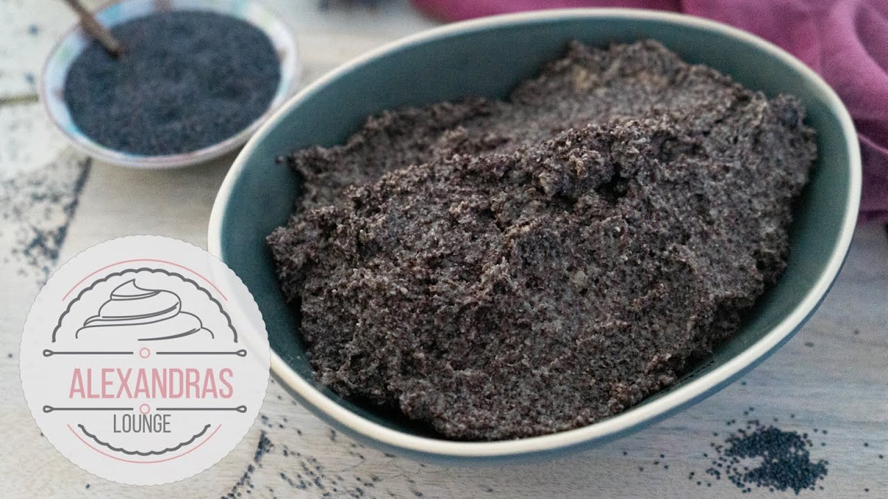 Mohn-Back selber herstellen: Basic-Rezept/ Mohnfüllung selbstgemacht/ DIY