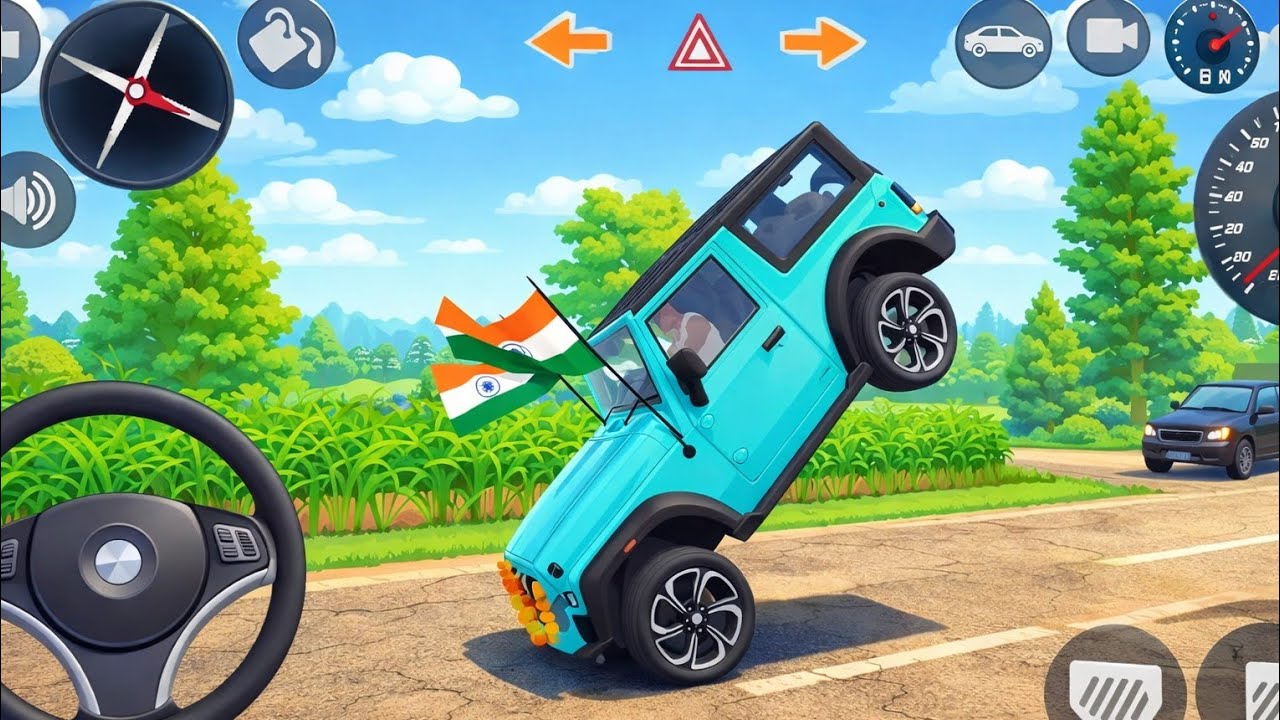 lModified Mahindra Thar😈Games:Indian Blue Thar (Gadi Wala Games) Car Game Android Game - #2026