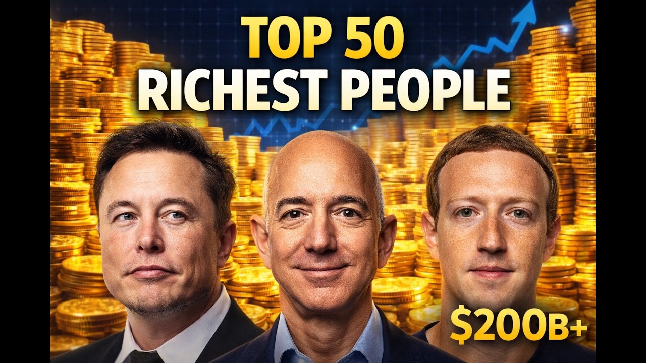 Top 50 Richest People in the World (2026) | Billionaires Ranking