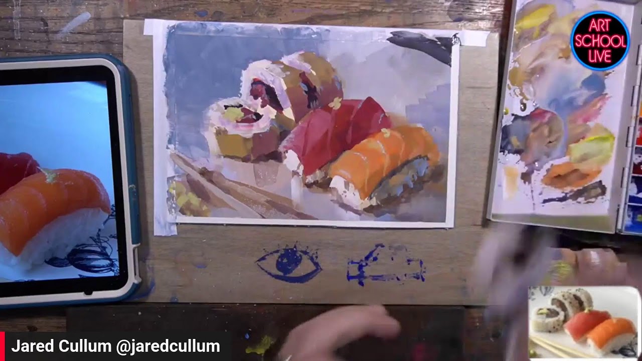 Pros and Cons of Sketching with Gouache with Jared Eldridge Cullum