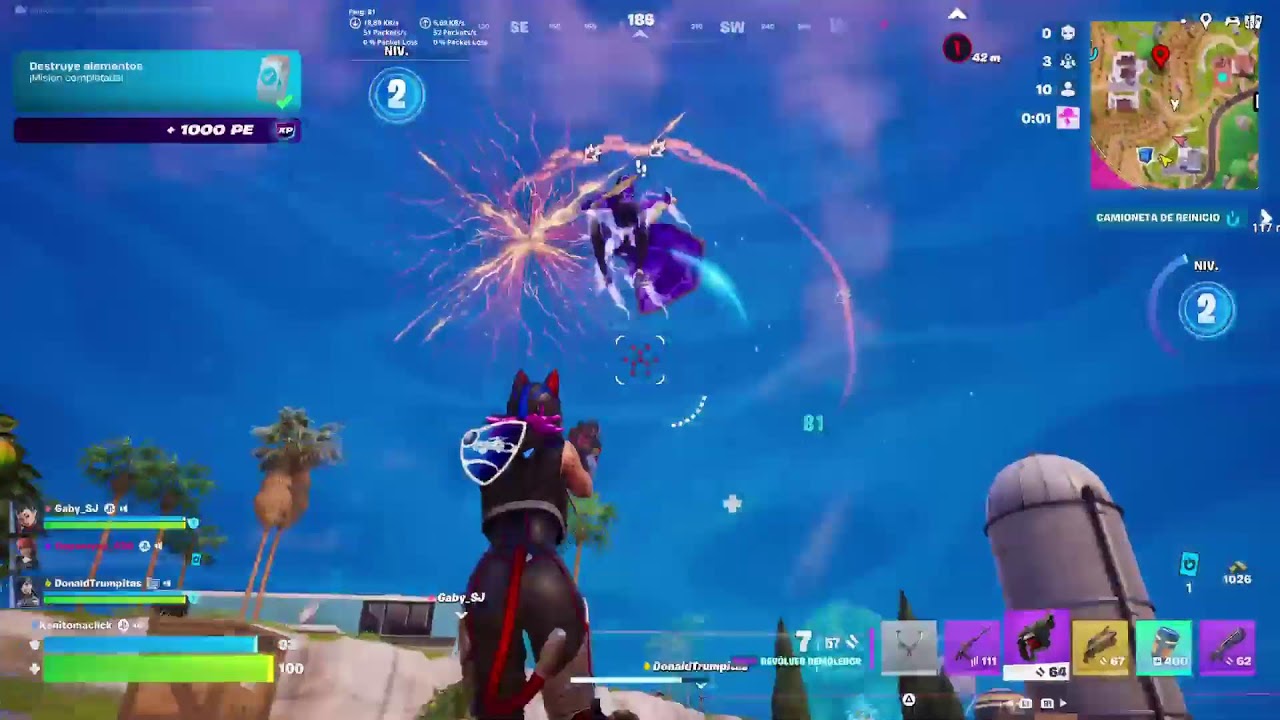 Juegando fornite con Gaby Fabian y pri