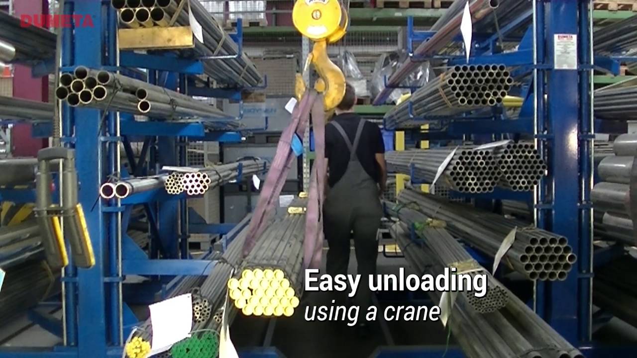 Kragarmregale | Dumeta Referenzvideo | fischer Edelstahlrohre GmbH