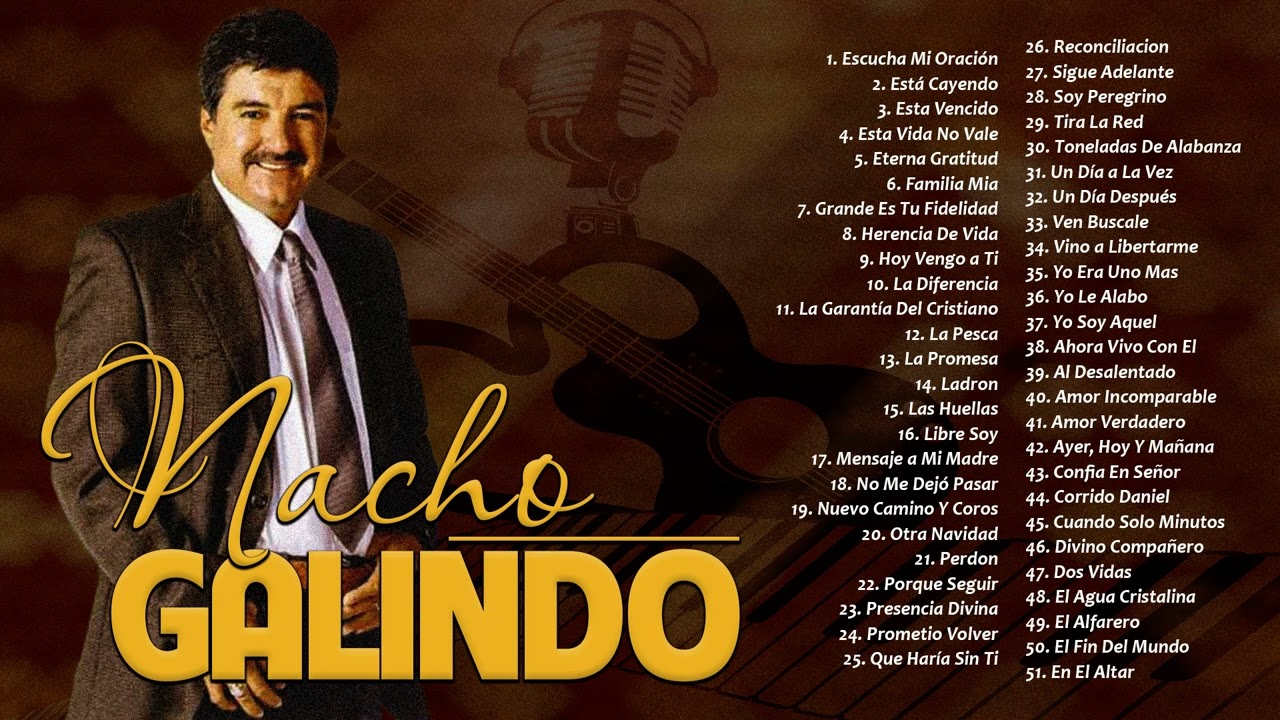 NACHO GALINDO De M&uacute;sica Cristiana - 2 Horas Mejores Alabanzas y Adoracion (Album Completo)(Parte.1)