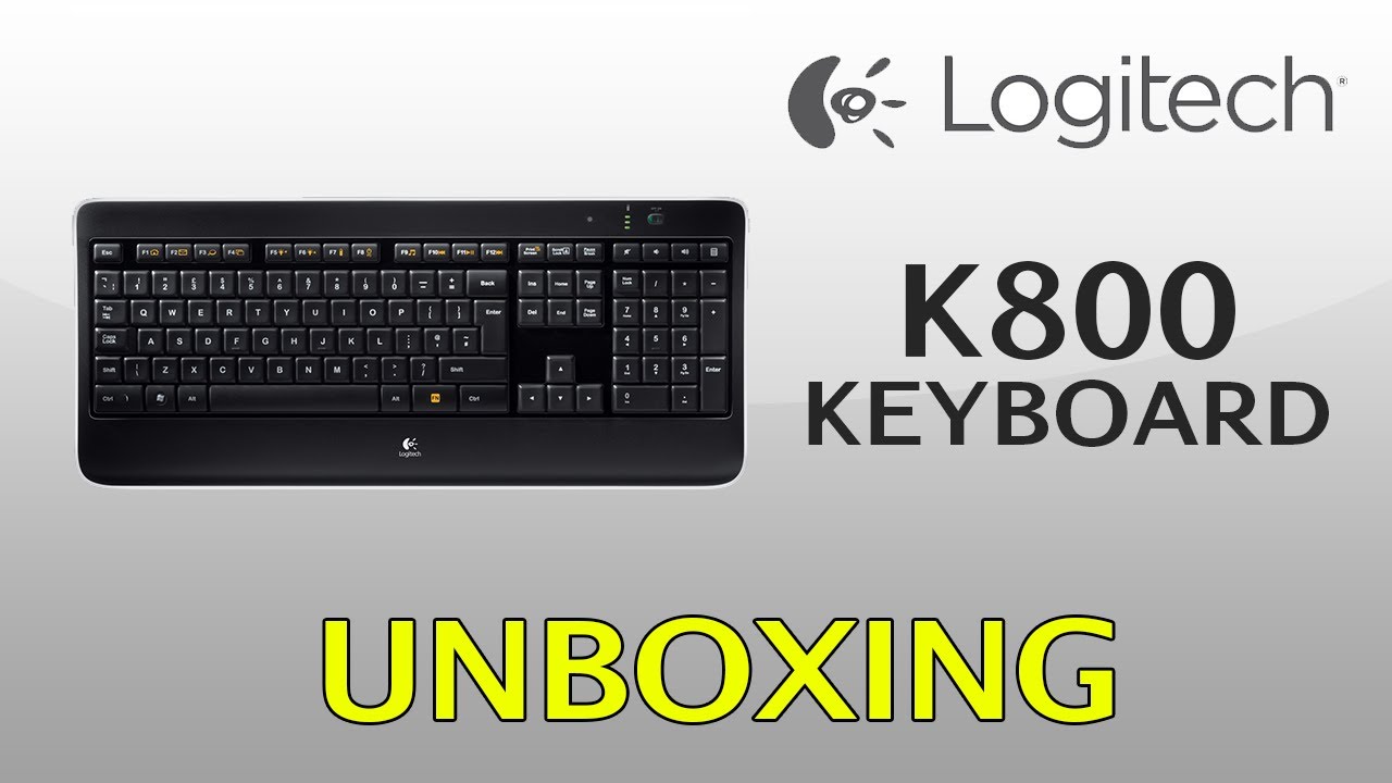 UNBOXING: Logitech Wireless Illuminated Keyboard K800 [HD]