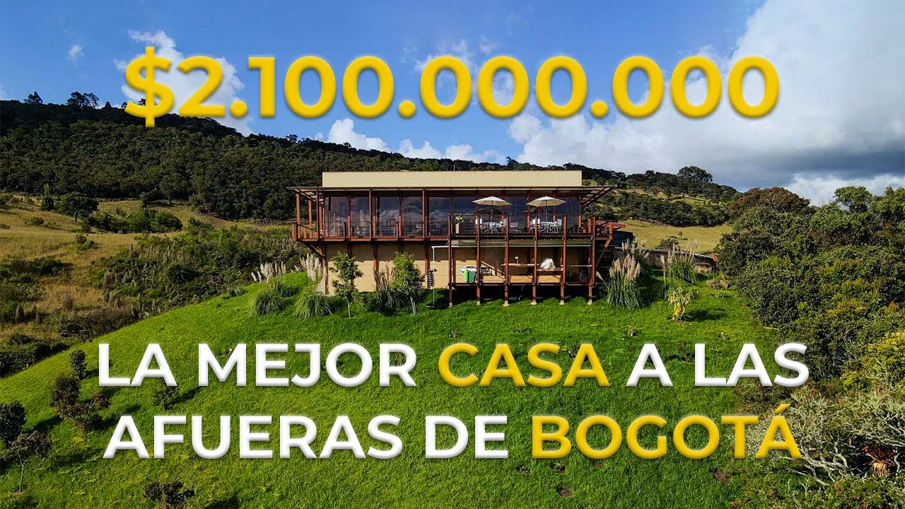 Así es mejor casa BIOCLIMÁTICA a las afueras de BOGOTÁ