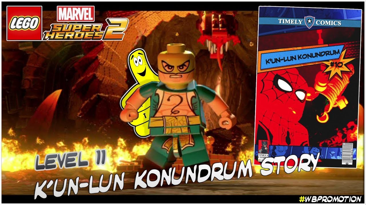 Lego Marvel Superheroes 2: Level 11 / K'un-Lun Konundrum STORY - HTG
