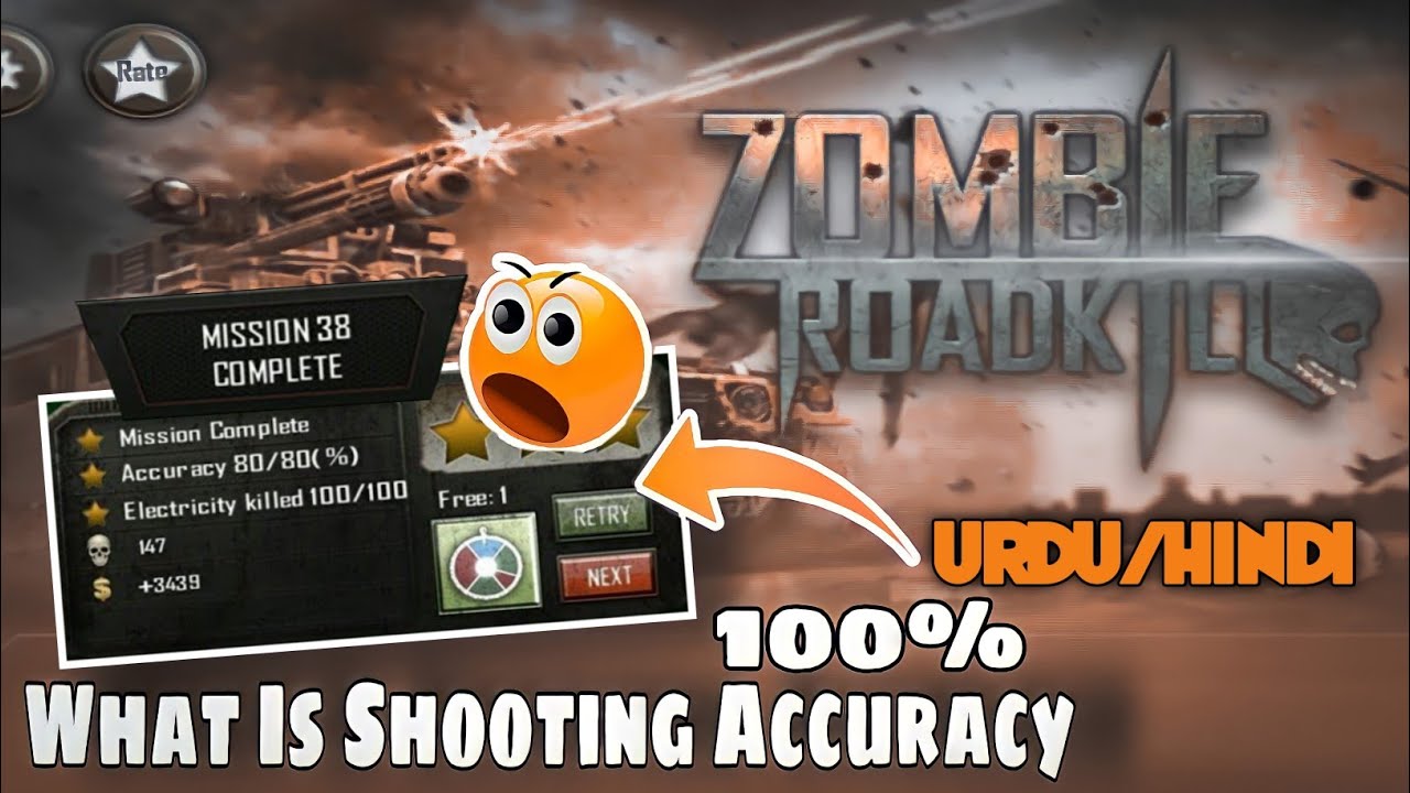 what is shooting accuracy in zombie roadkill in Hindi Urdu|shooting accuracy kia Hoti hy|