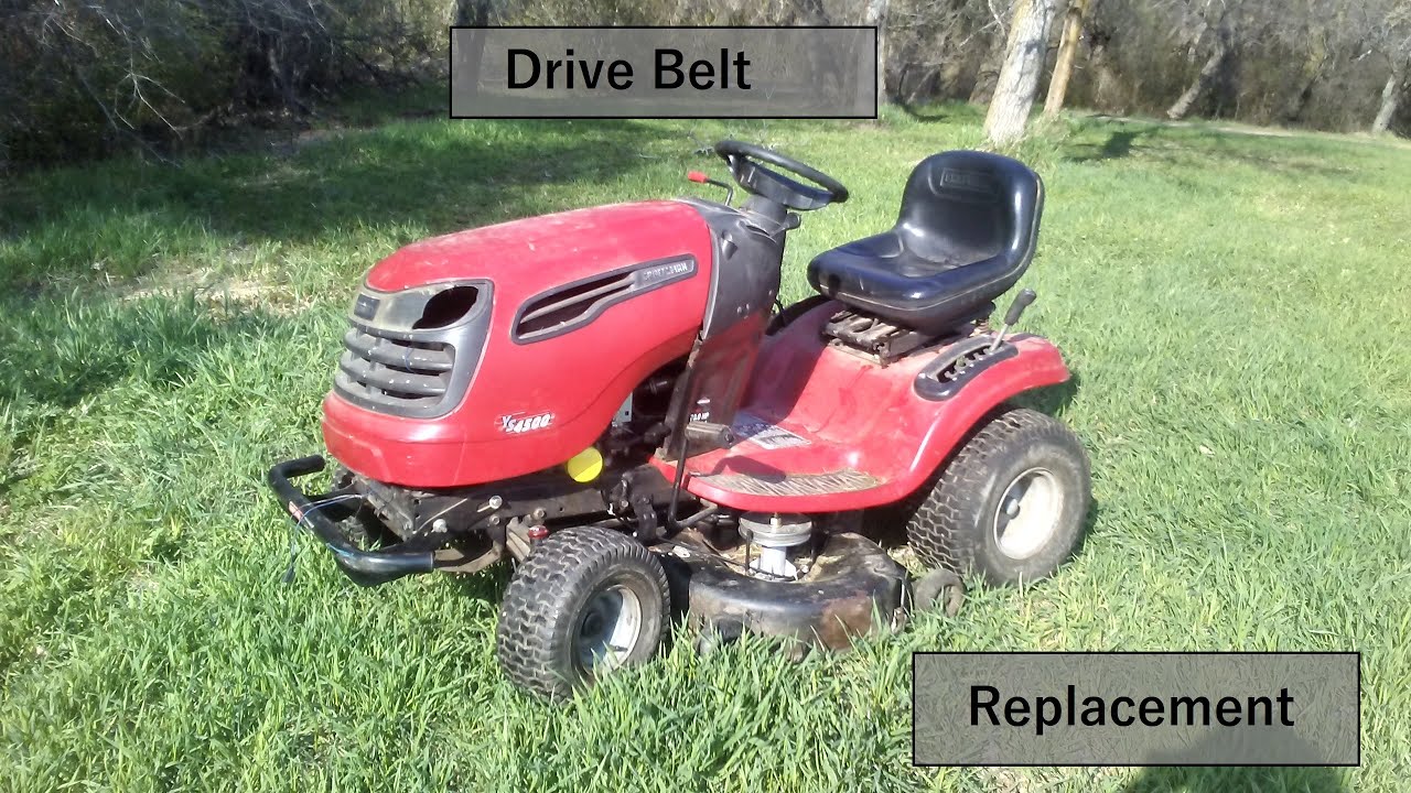 How To Replace Craftsman ys4500 Mower Drive Belt