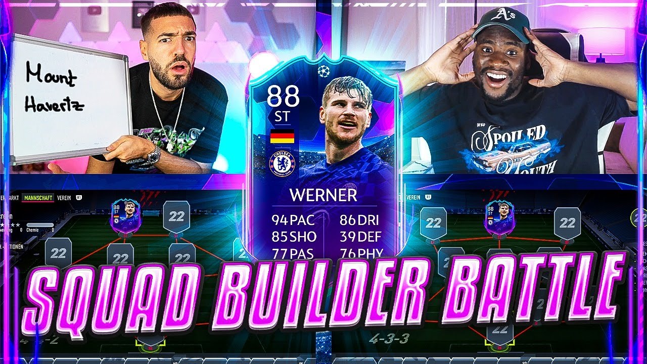 FIFA 22: WERNER RTTK Squad Builder Battle ☠️☠️ Wakez vs Uncle Frederic 🔥🔥