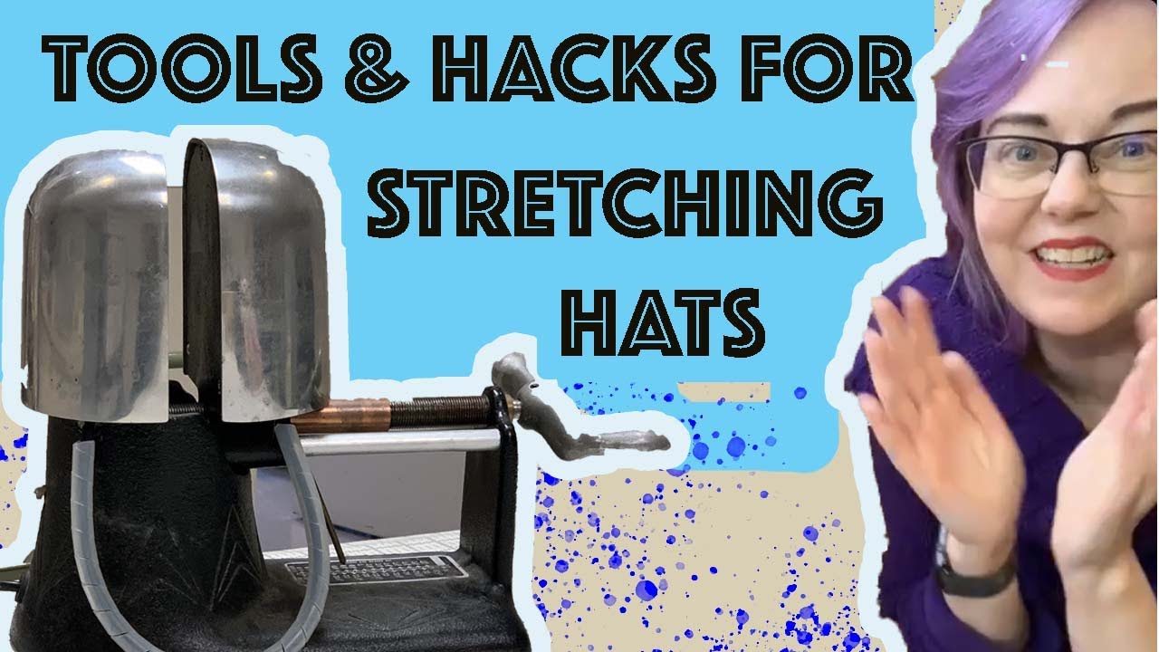 How to use an electric hat stretcher & hacks I use at home || #millinery