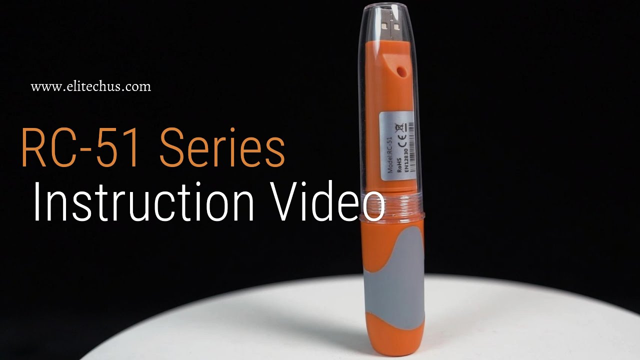 How to Setup the ELitech RC-51 Series USB Temperature Data Logger?