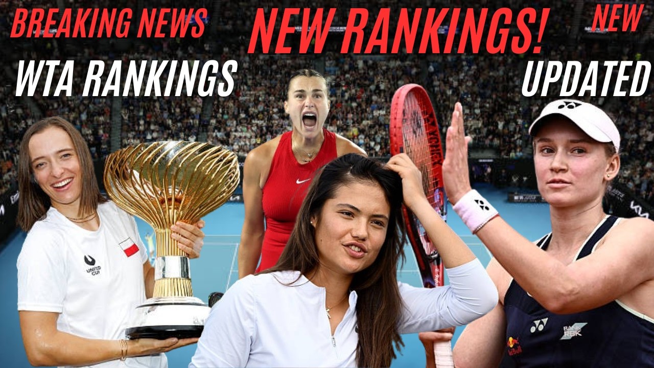 Рейтинг WTA Top 30 от 9 февраля обнародован | Кто поднимается, кто опускается, Эмма Радукану снов...
