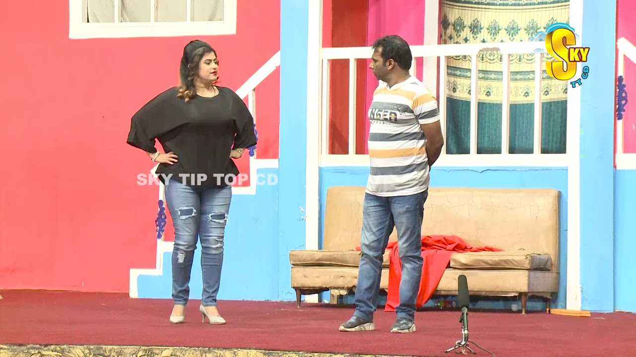 Zulfi with Azeem Vicky and Shoka | Stage Drama Teri Meri Jori | Full Comedy Clip 2019