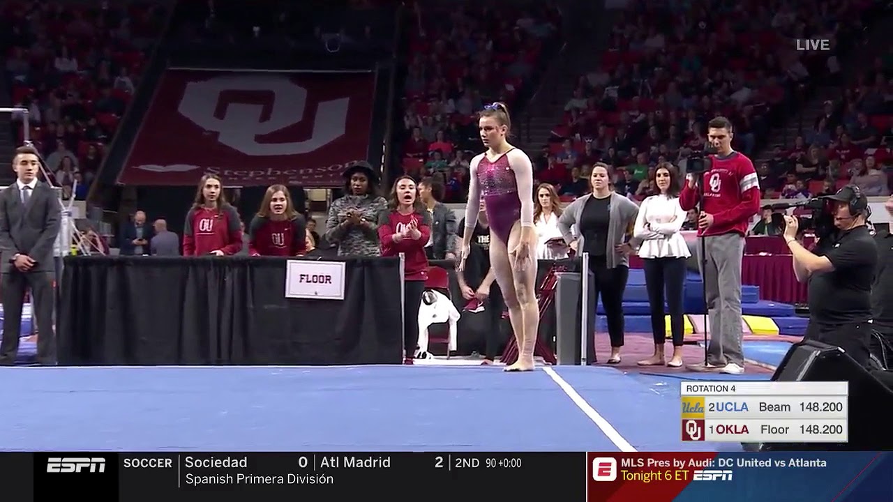 Anastasia Webb (Oklahoma) 2019 Floor vs UCLA 9.9