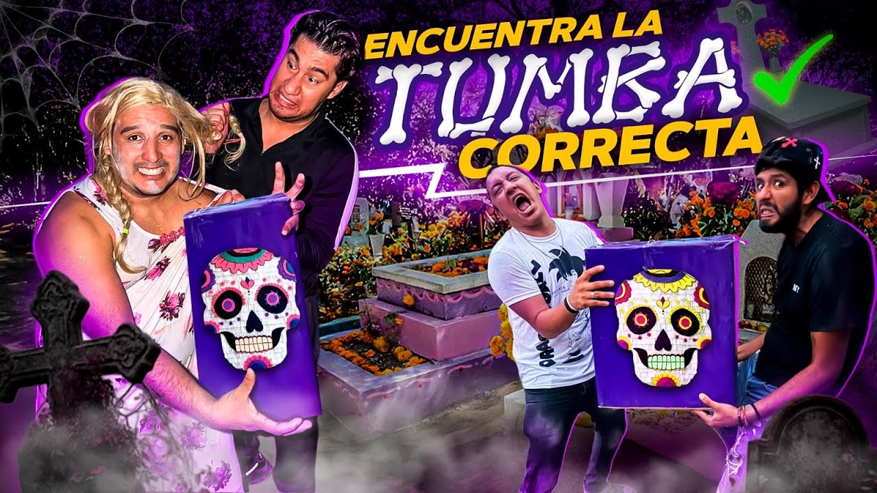 ENCUENTRA LA TUMBA CORRECTA EN EL PANTEÓN CON EL CREW | quien ganó? 