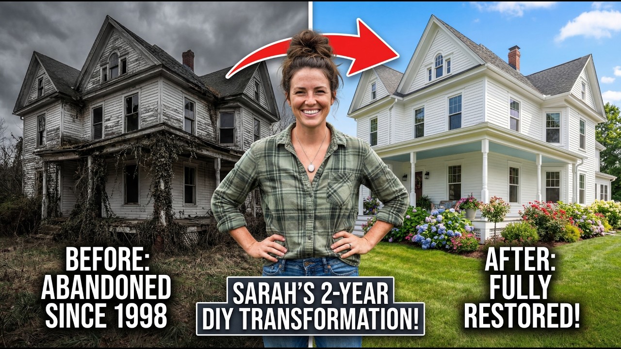 Single Woman Walks Away From Six Figures To Restore Her Family's Forgotten 1915 Property
